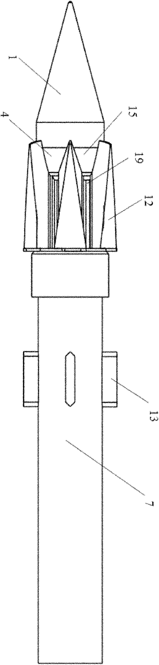 Single-tube rotary valve type double-bypass pulse detonation engine