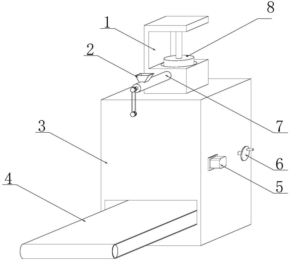 High-refractive-index optical glass and preparation device thereof