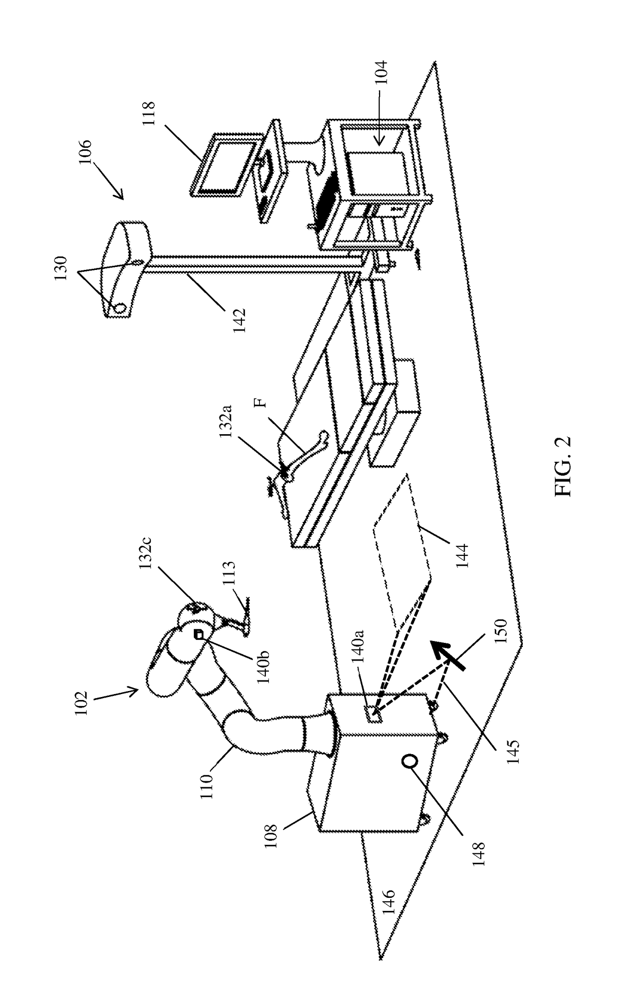 Method and system for guiding user positioning of a robot