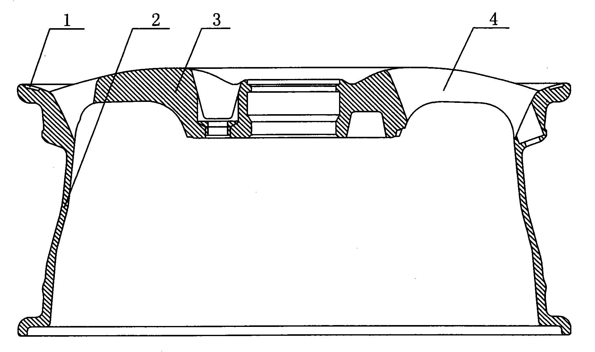 Color ring-decorating wheel hub and manufacture method thereof