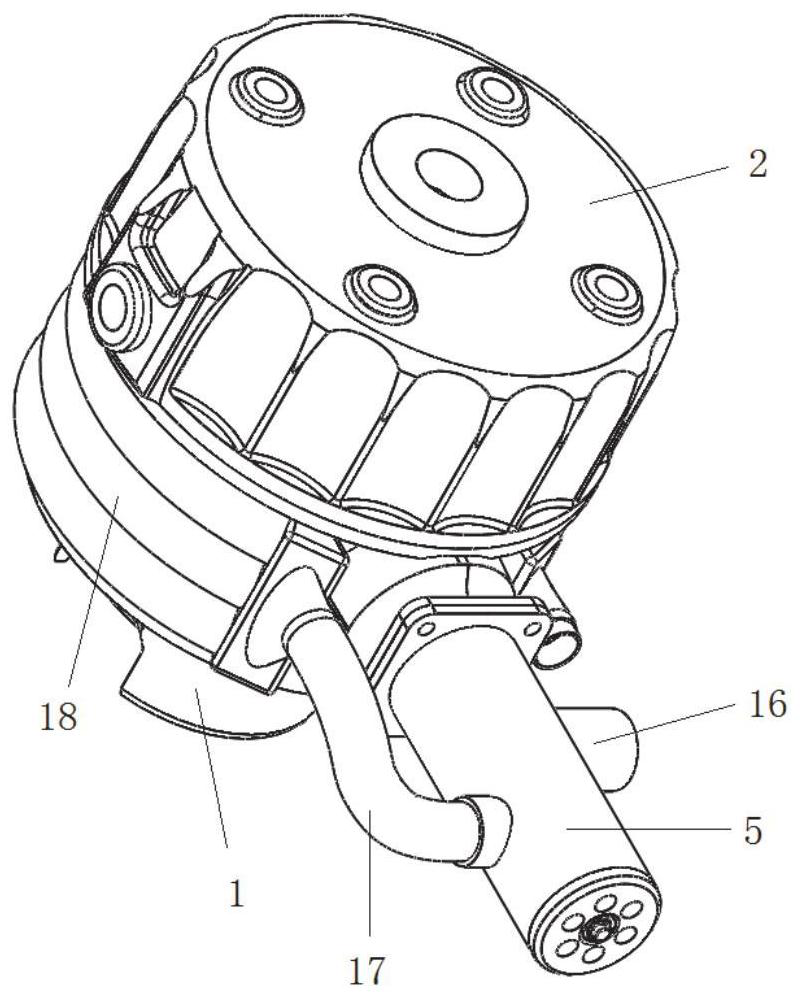 Engine combustion chamber structure, engine and fire pump