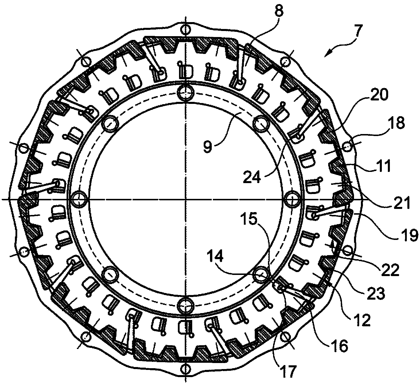 Device having a plug-in connection