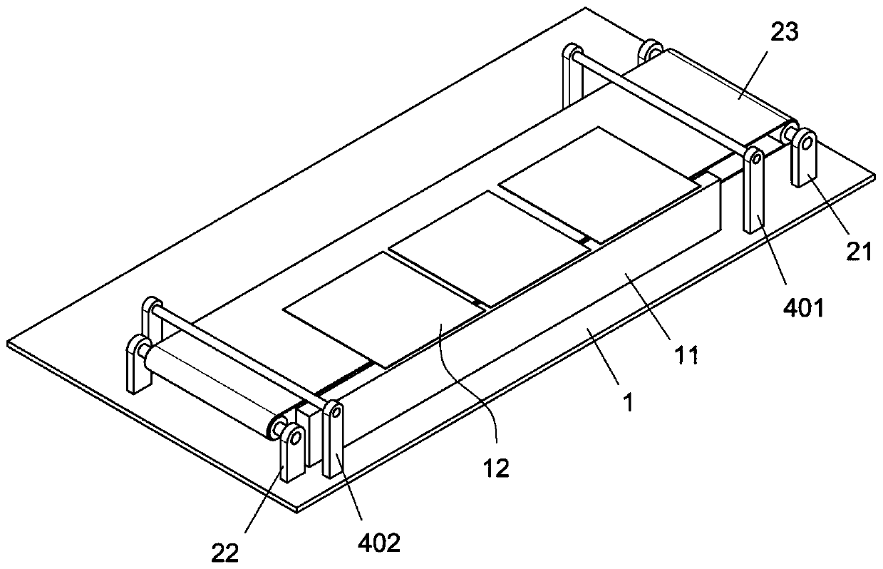 Smooth hemming device for woven fabric