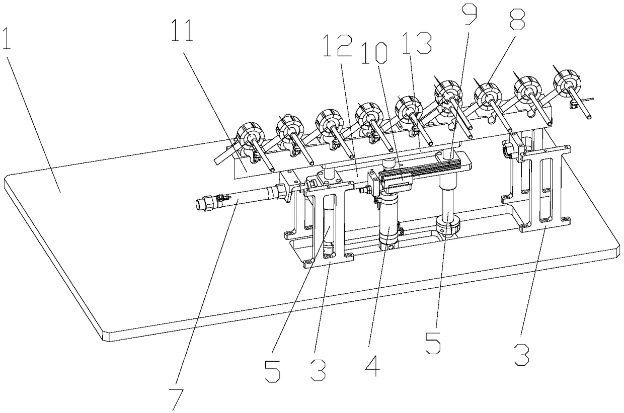 Rotor horizontal moving device