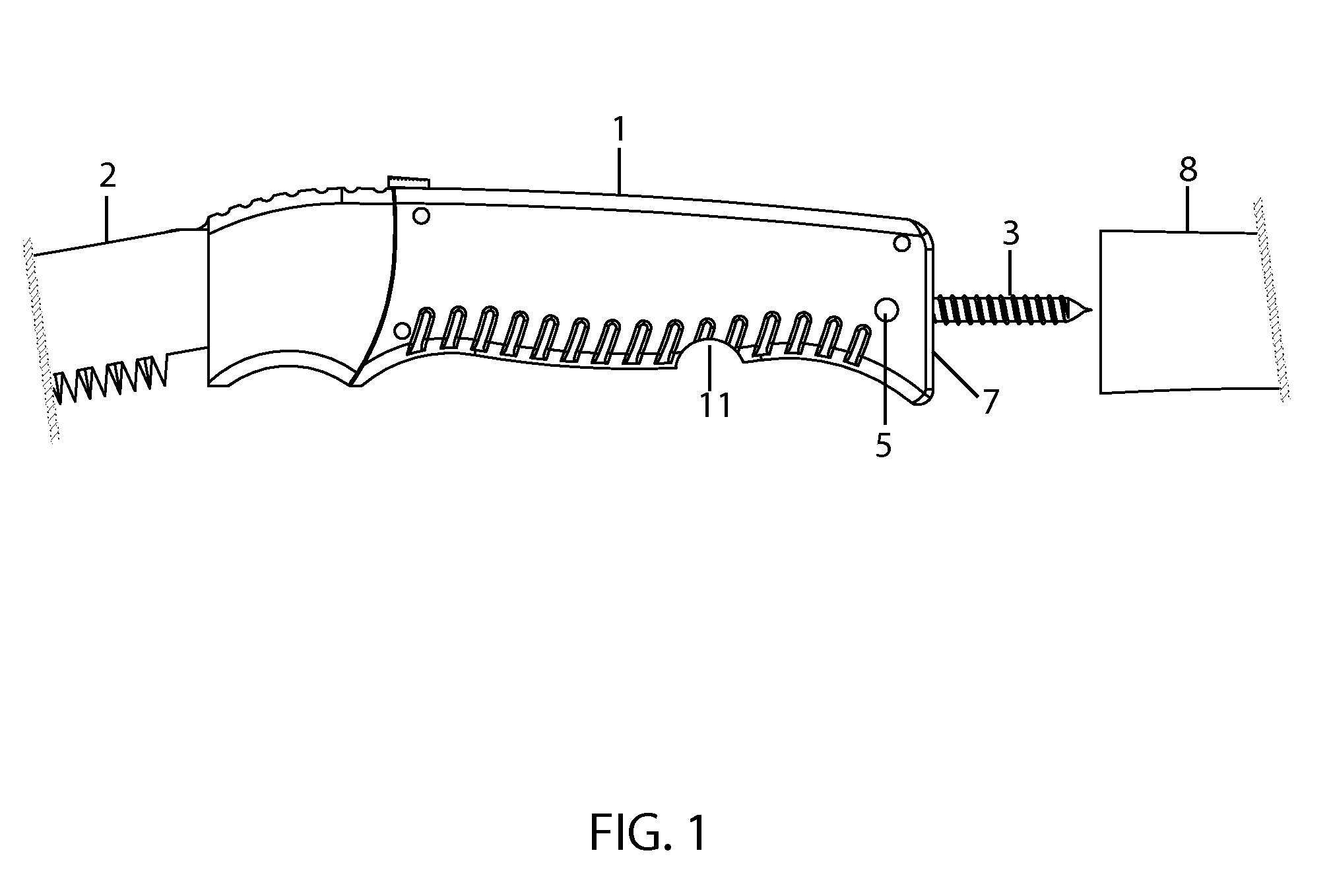 Extension fastener for portable tool