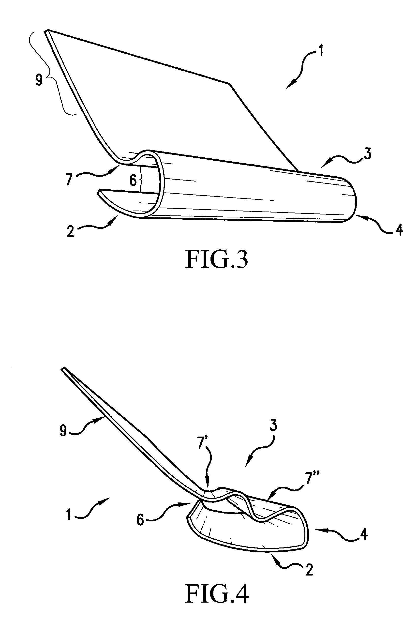 Gutter member and shielding device incorporating same