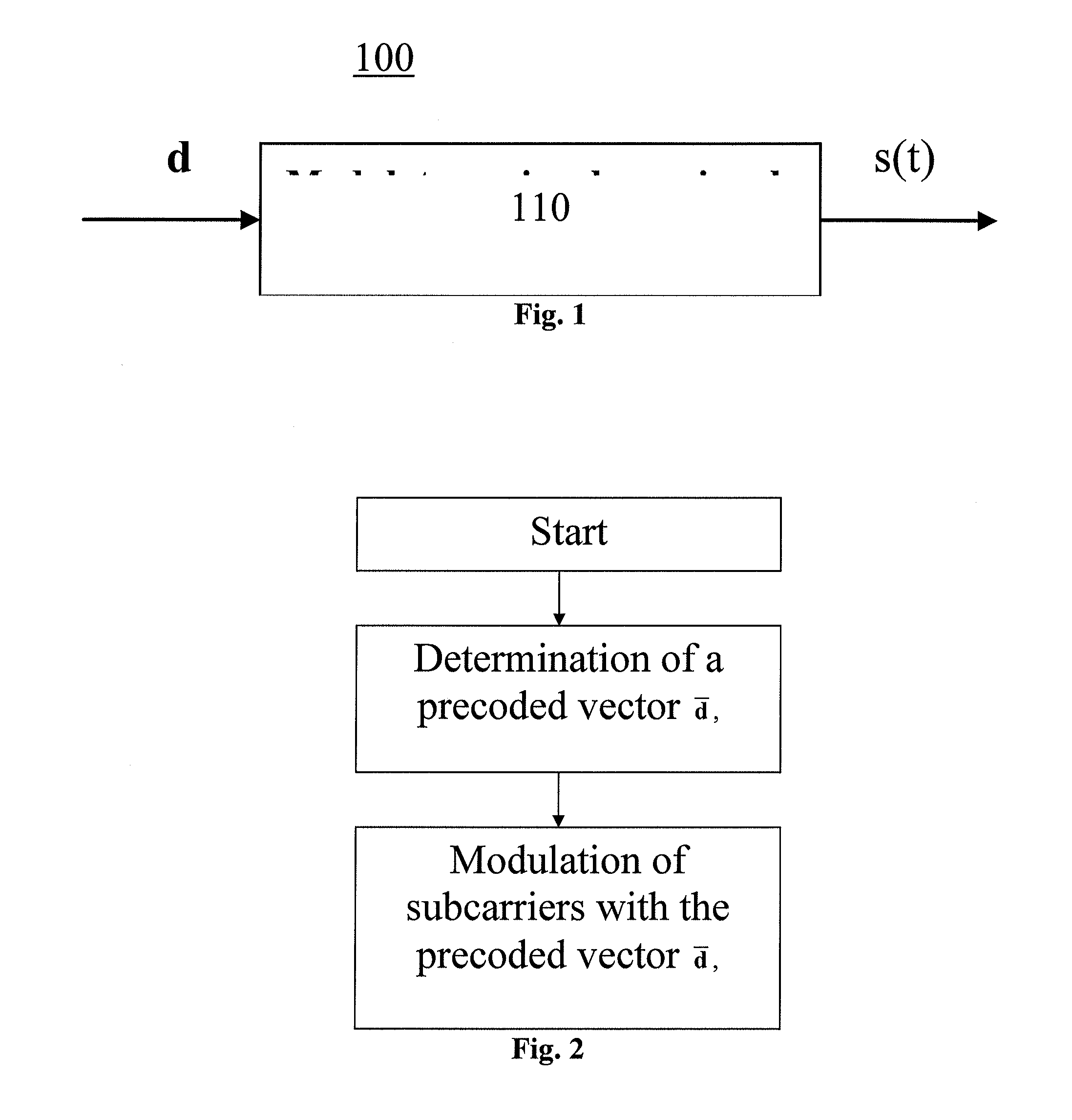 Spectral shaping of multicarrier signals