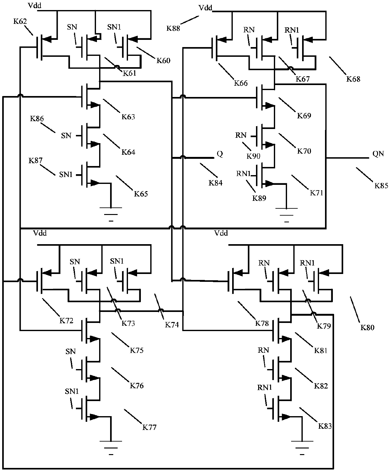 Single-grain reinforced clock control circuit in programmable configuration logic block and control method thereof