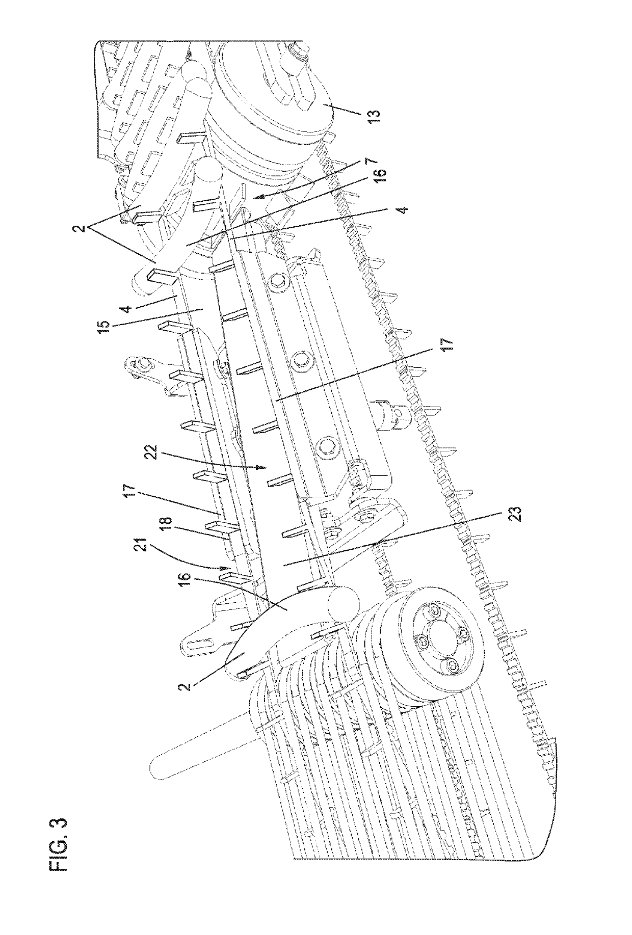 Apparatus for transporting elongate sausages which have a curvature