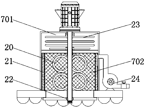 Plant disease and insect pest prevention and control integrated station for paddy field fishery cultivation