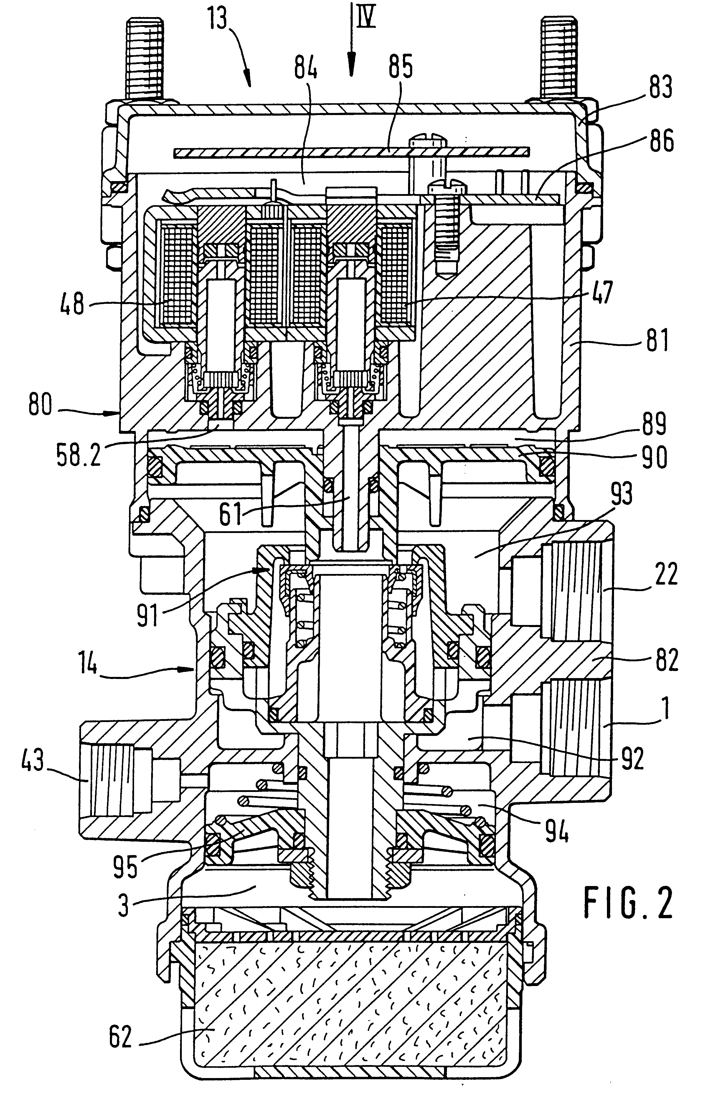 Trailer control valve for a compressed air brake system for motor vehicles