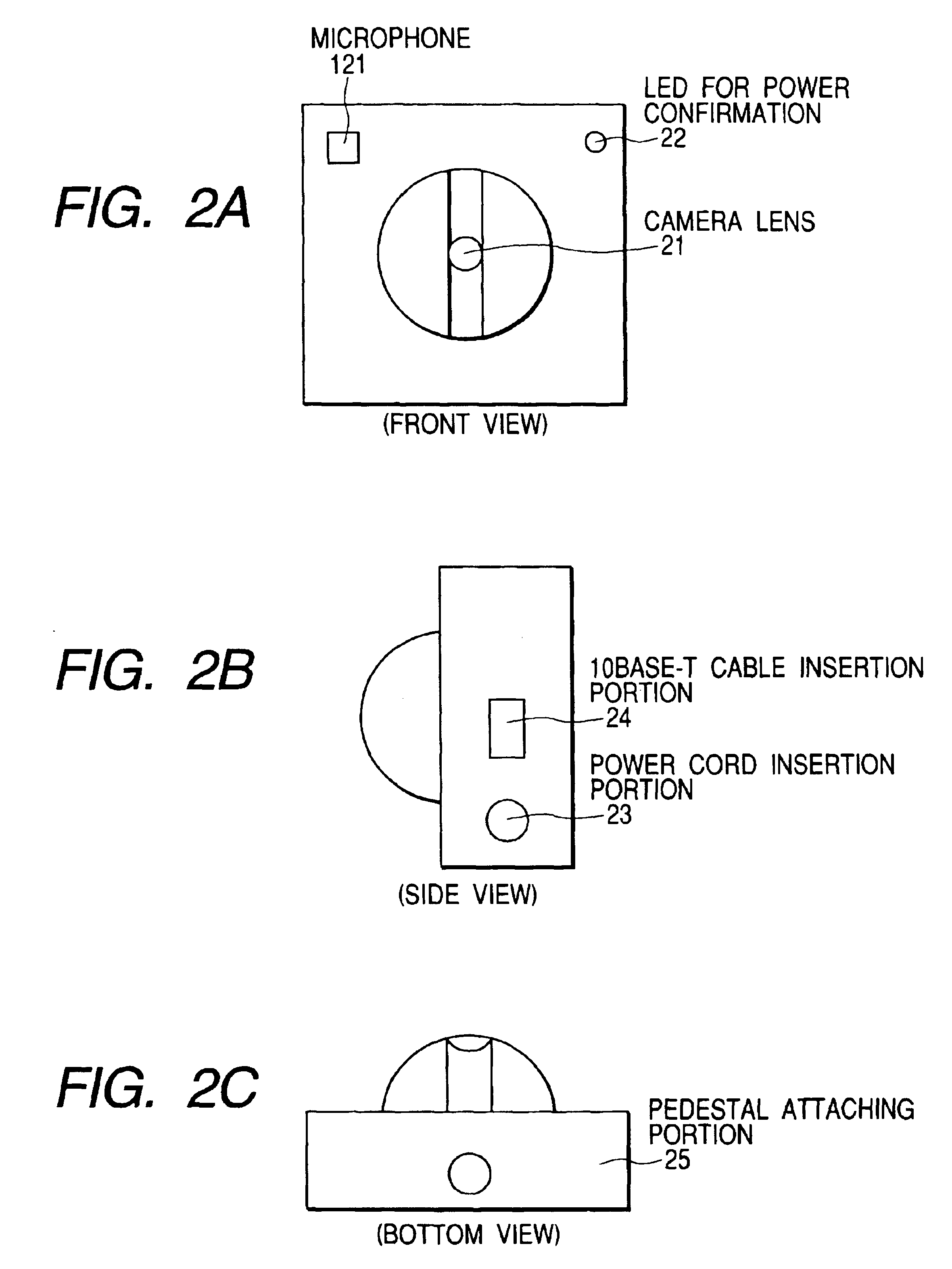 Camera for monitoring utilizing power line communication