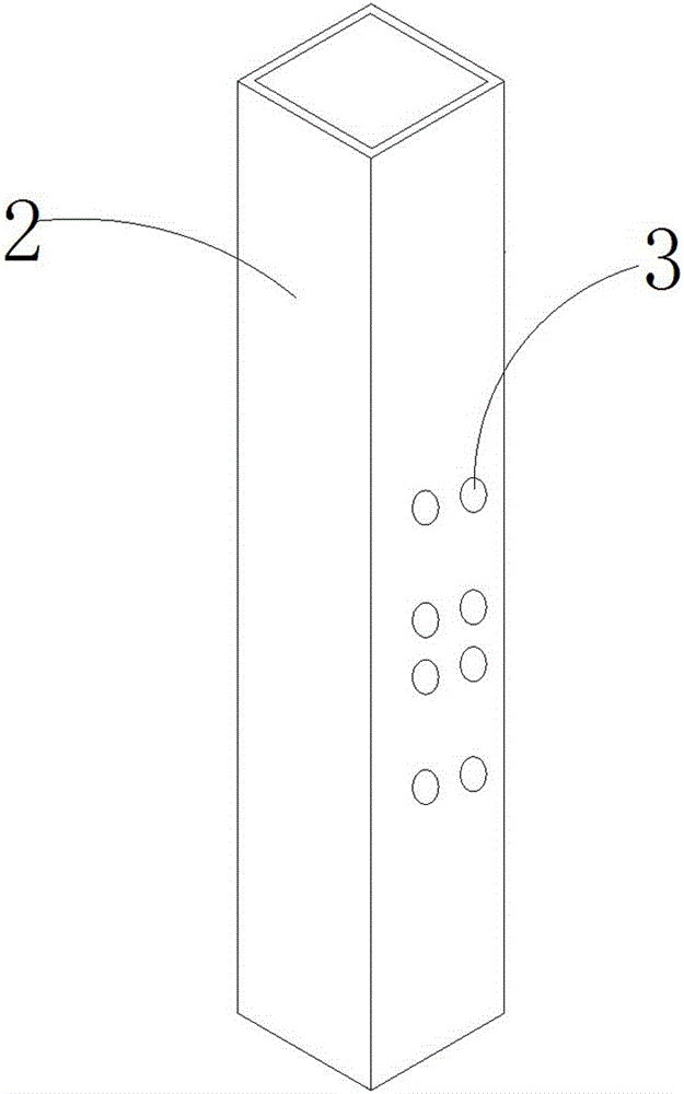 Steel frame integrated member for concrete core tube structures and assembly method thereof