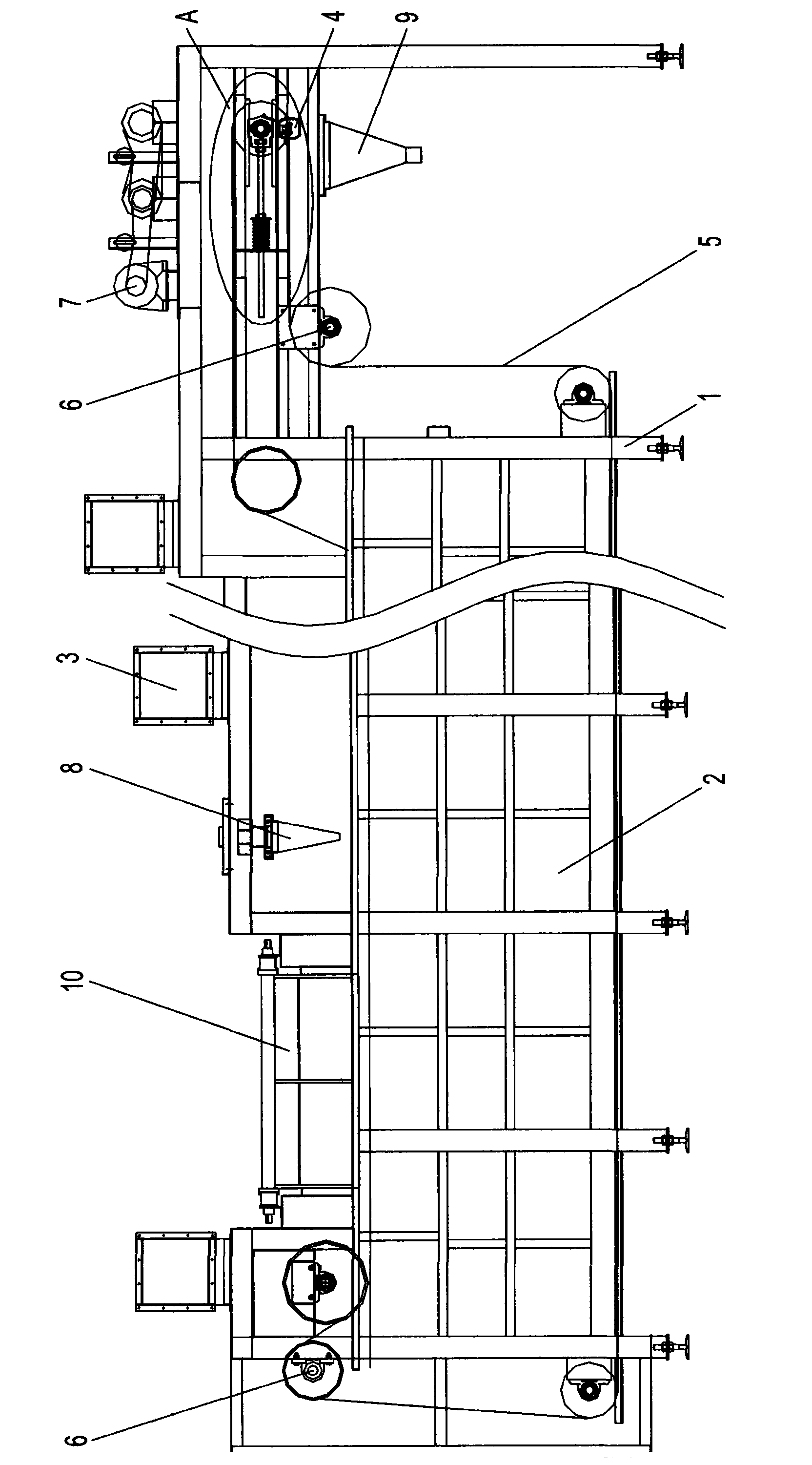 Noodle stewing machine