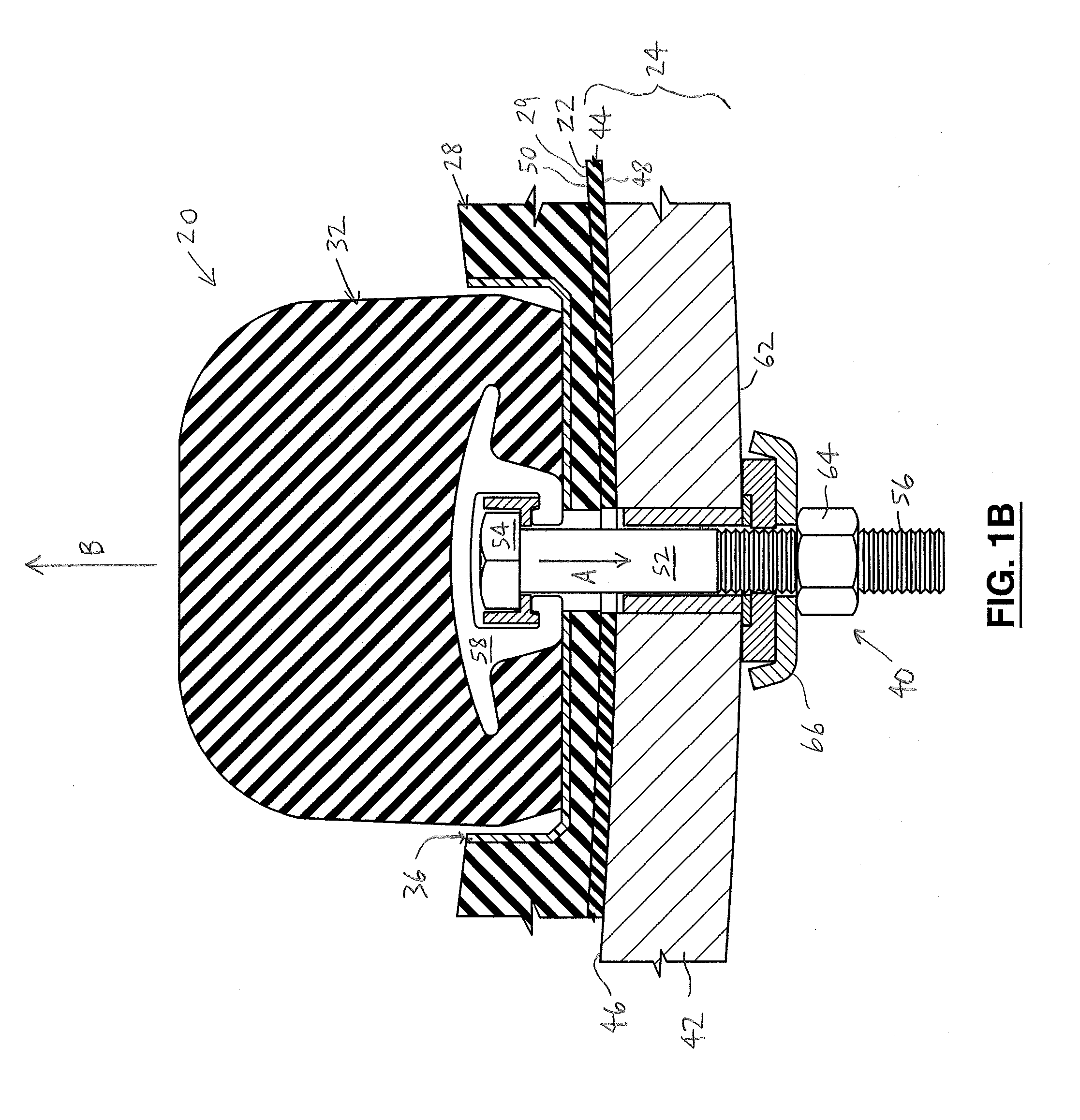 Mill liner assembly