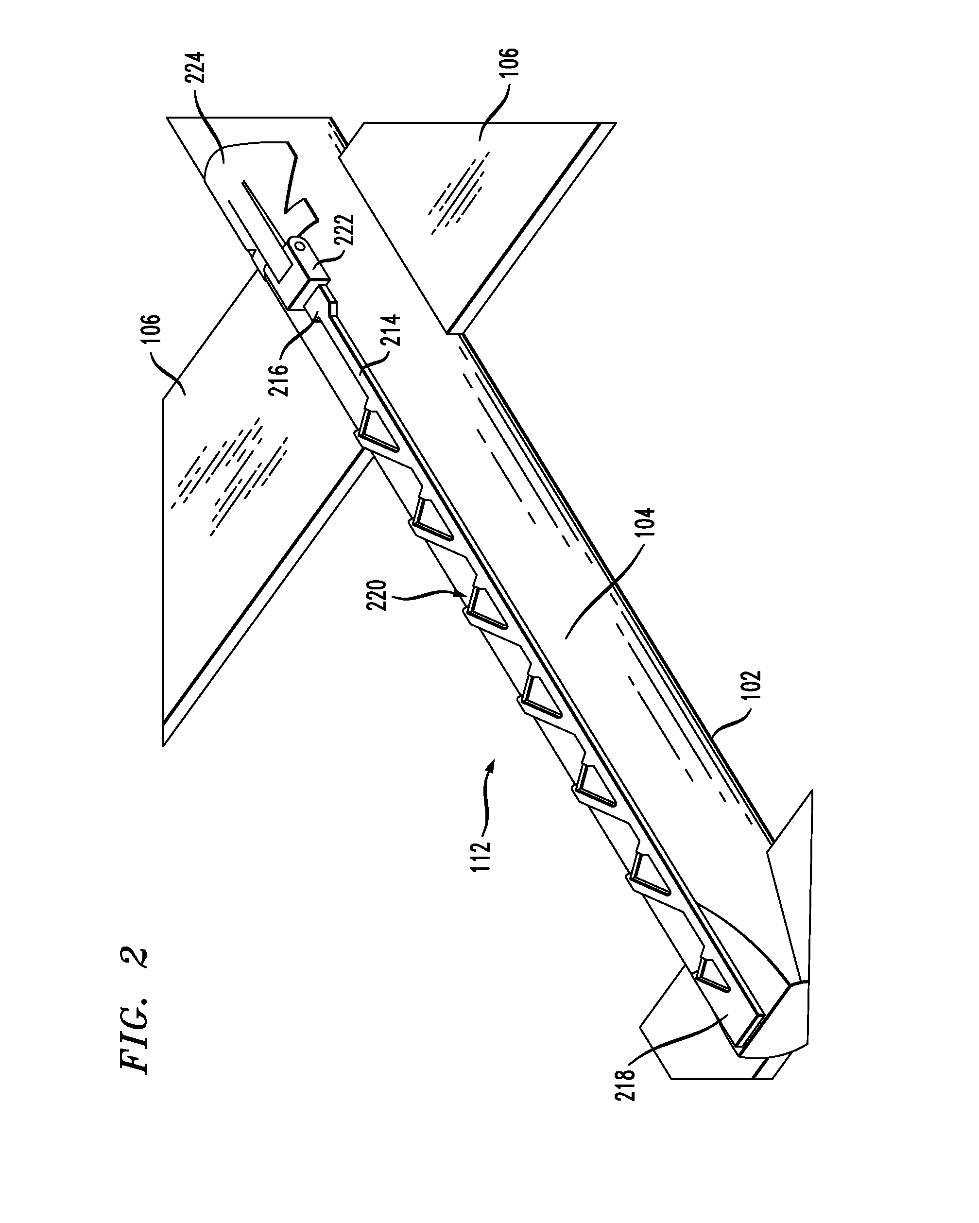 UAV arresting hook for use with UAV recovery system