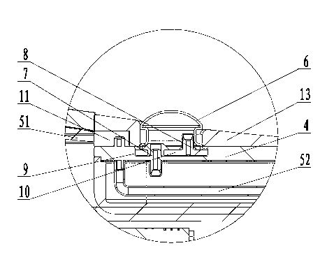 Hair shaving device with automatic oil injection mechanism