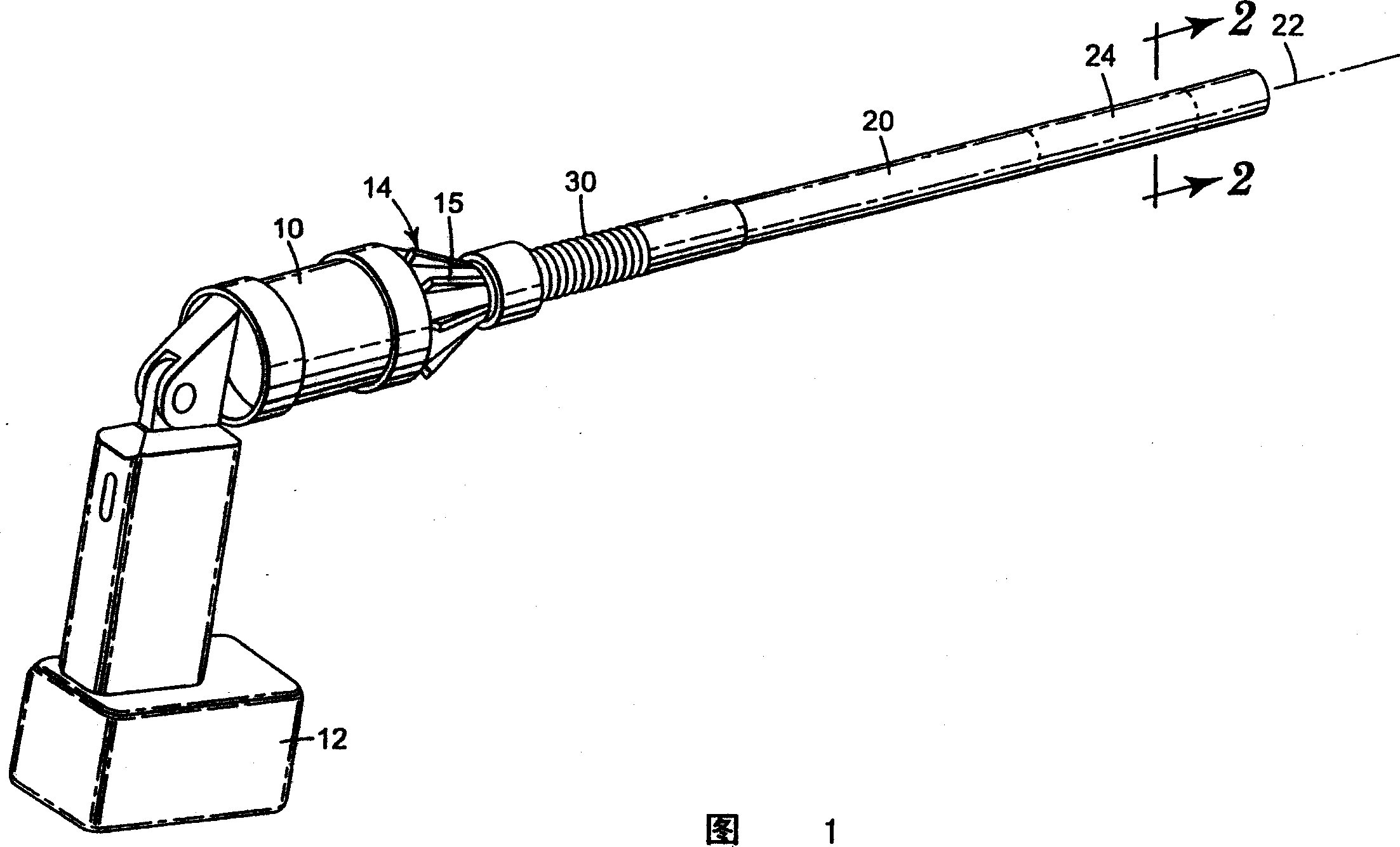 Illumination device with side emitting light guide