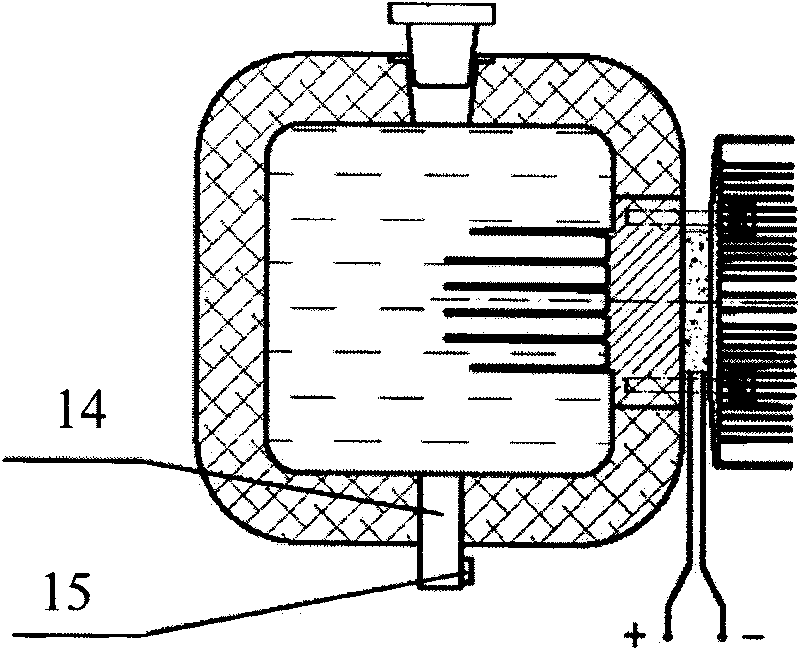 Semiconductor temperature difference power generation device