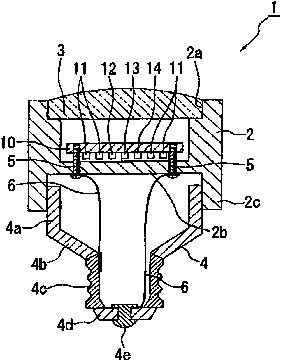 Light emitting device and method for producing the light emitting device