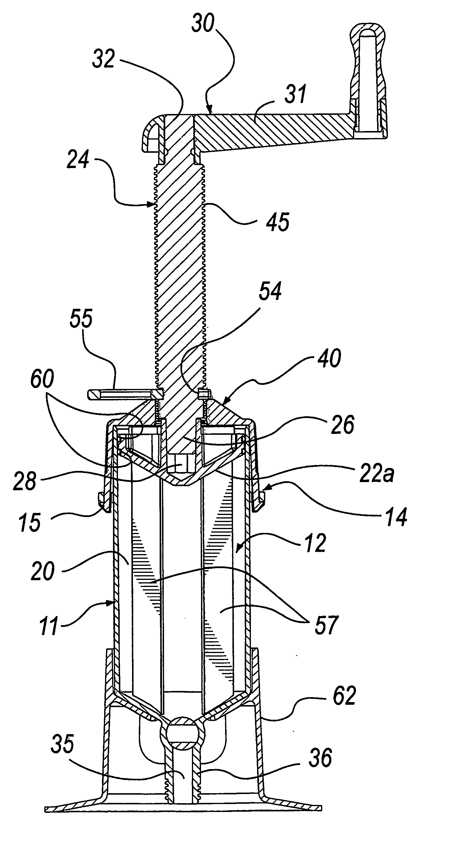 Mixing and distribution device for fixing paste, particularly for multicomponent bone cement