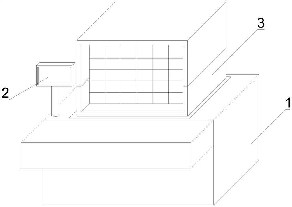 Classified storage type e-commerce logistics warehouse