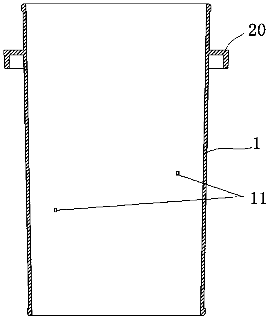 Fermentation bottle free from material reversing in whole course, for tea making