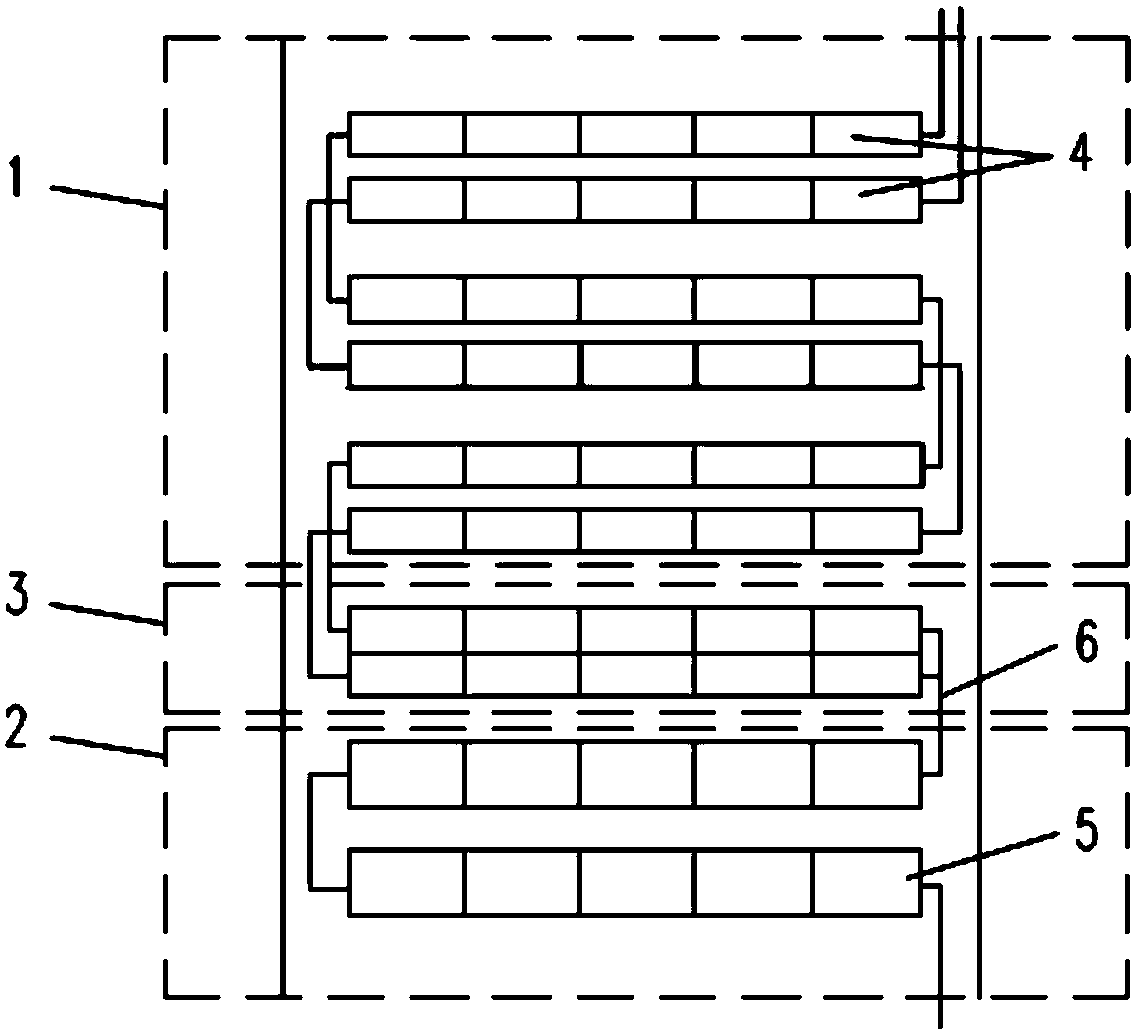 A single-double continuous coil