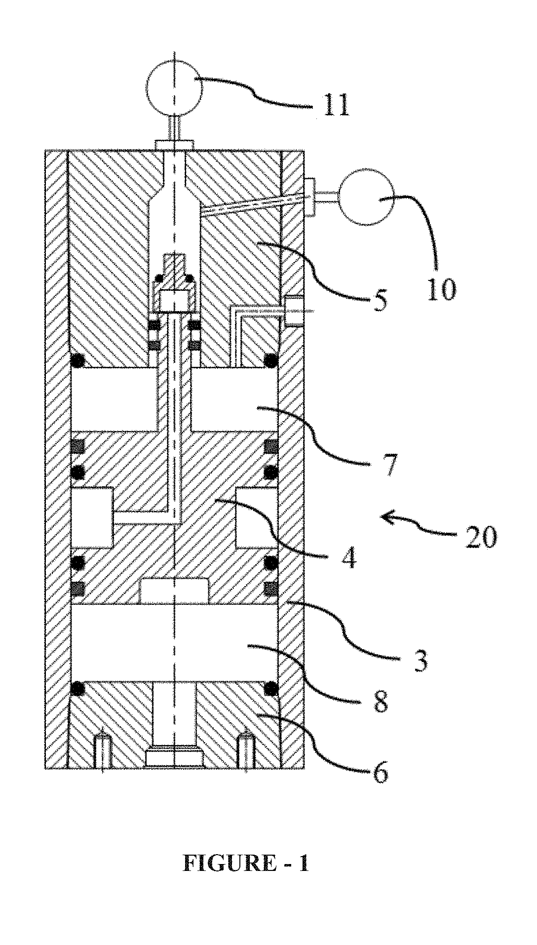 Hydro pneumatic accumulator with internal leak detection