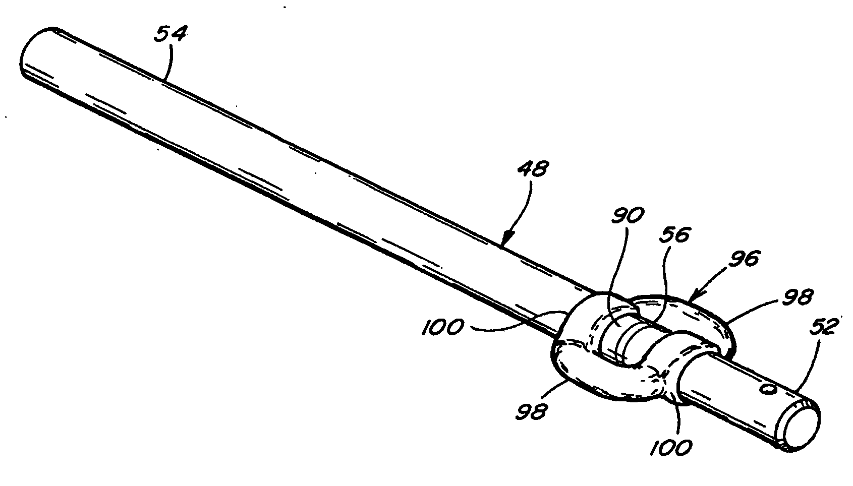 Auger finger with resilient elastomeric retainer retractor