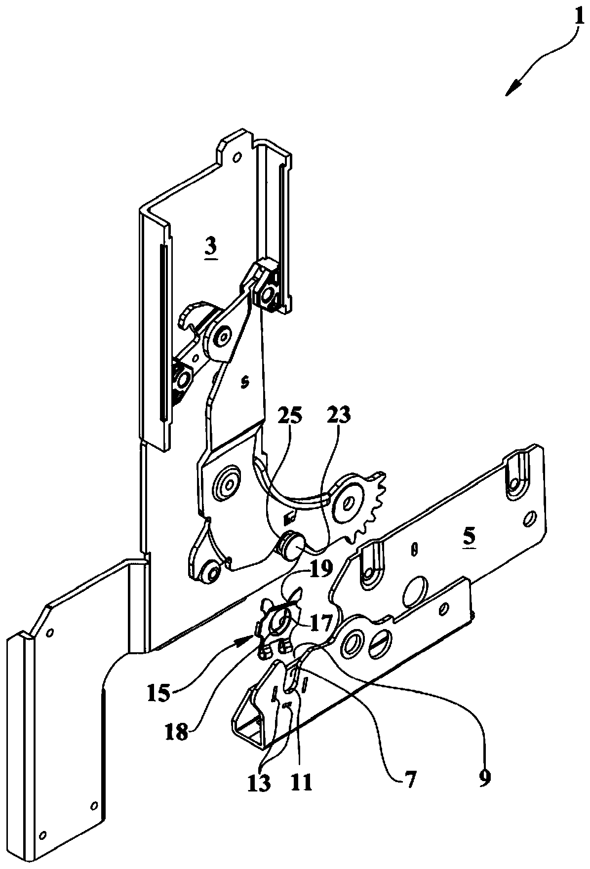 Snap joint hinge device