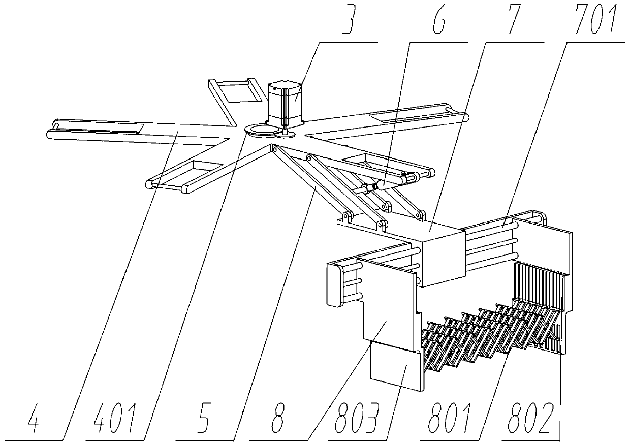 Multi-station passivation device capable of machining steel plates of various specifications