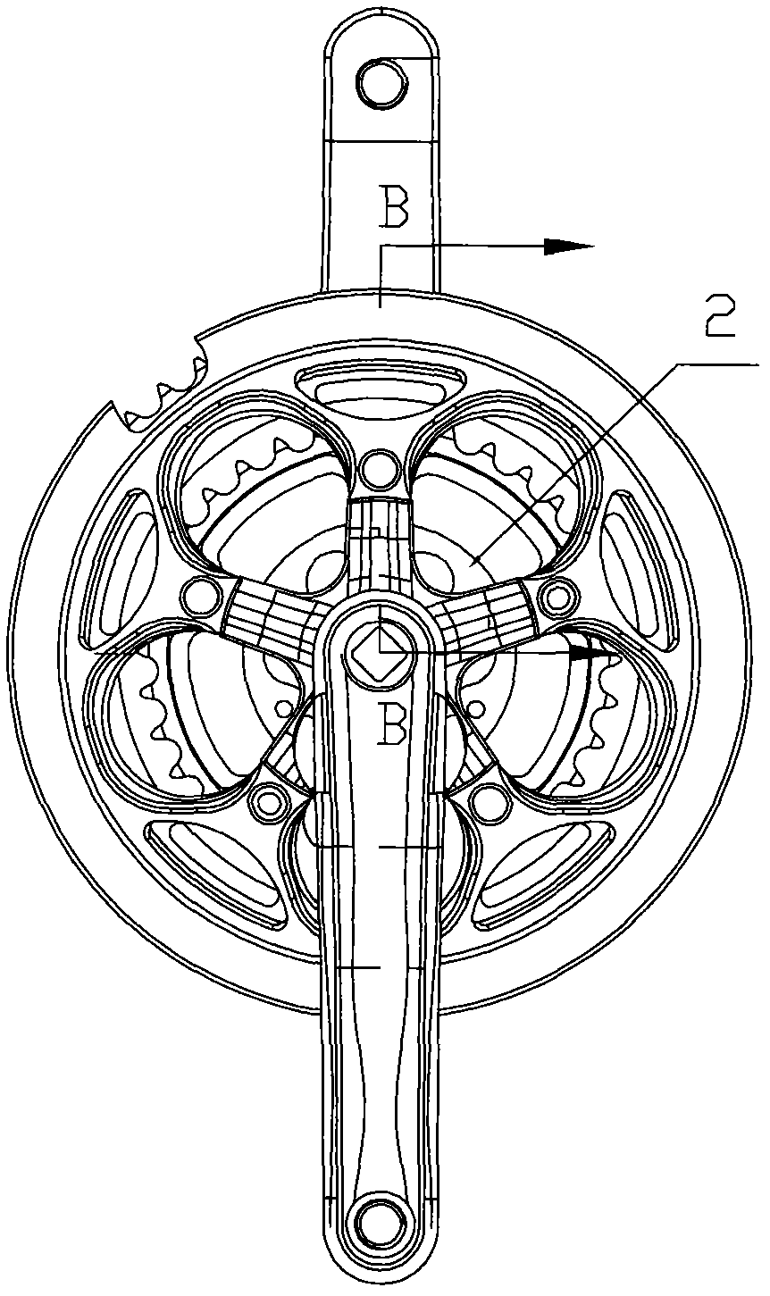 Installation structure of electric bicycle sensor