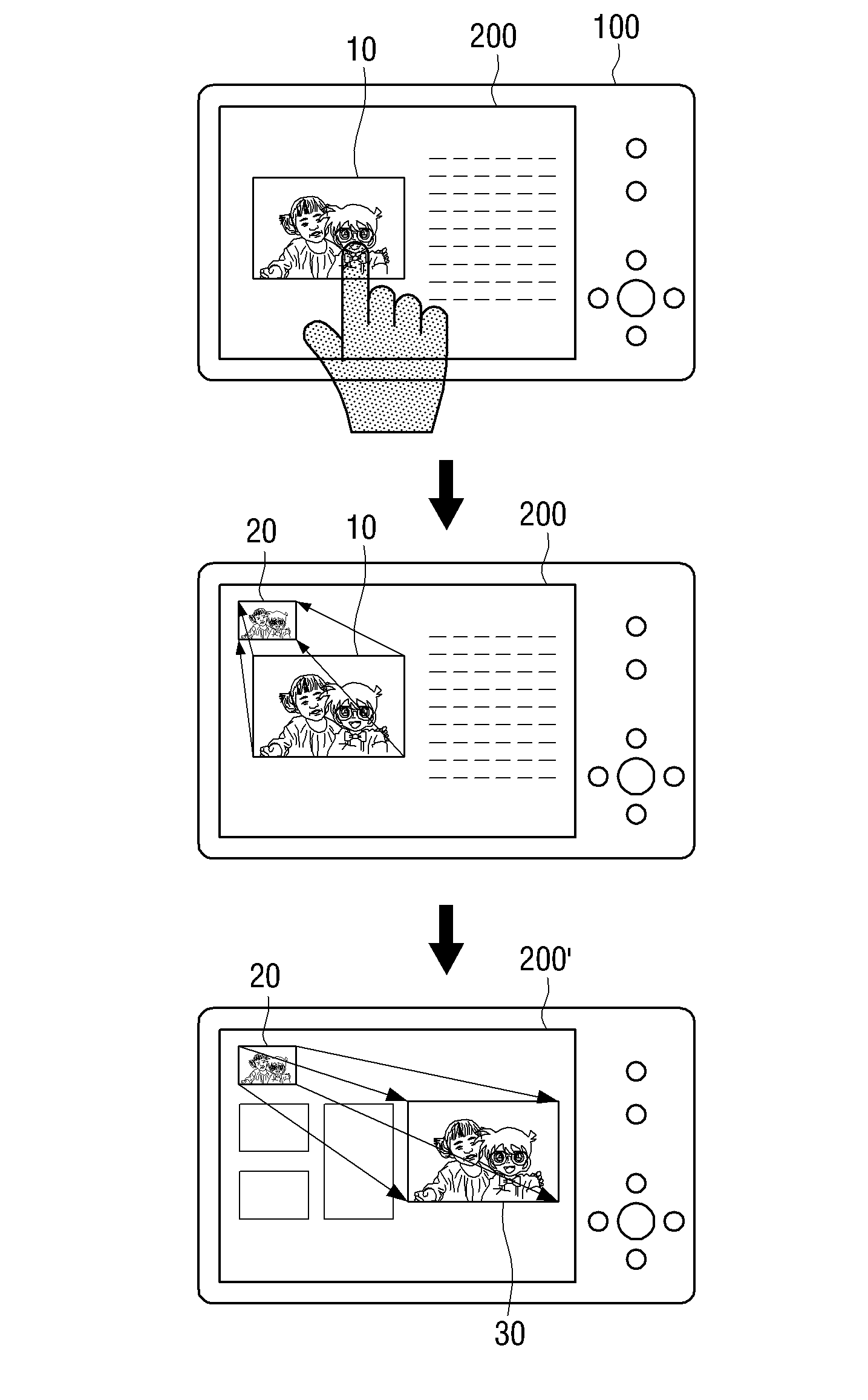 Three dimensional (3D) display terminal apparatus and operating method thereof