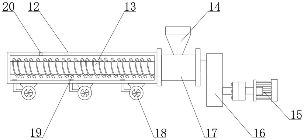 A bopp film production extruder uniform thickness extruder