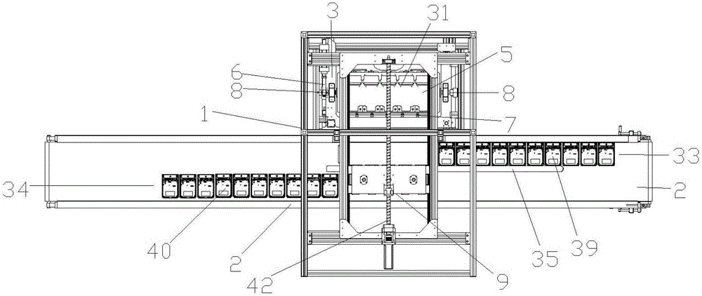 Automatic dust removal equipment for electric energy meters