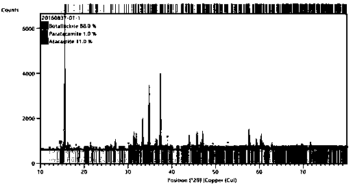 Copper oxychloride particulate matter and preparation method thereof