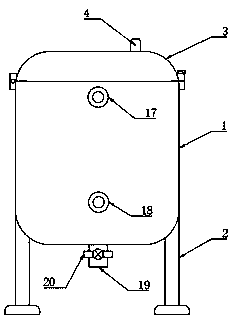 Water treatment equipment with conveniently replaceable filter bags