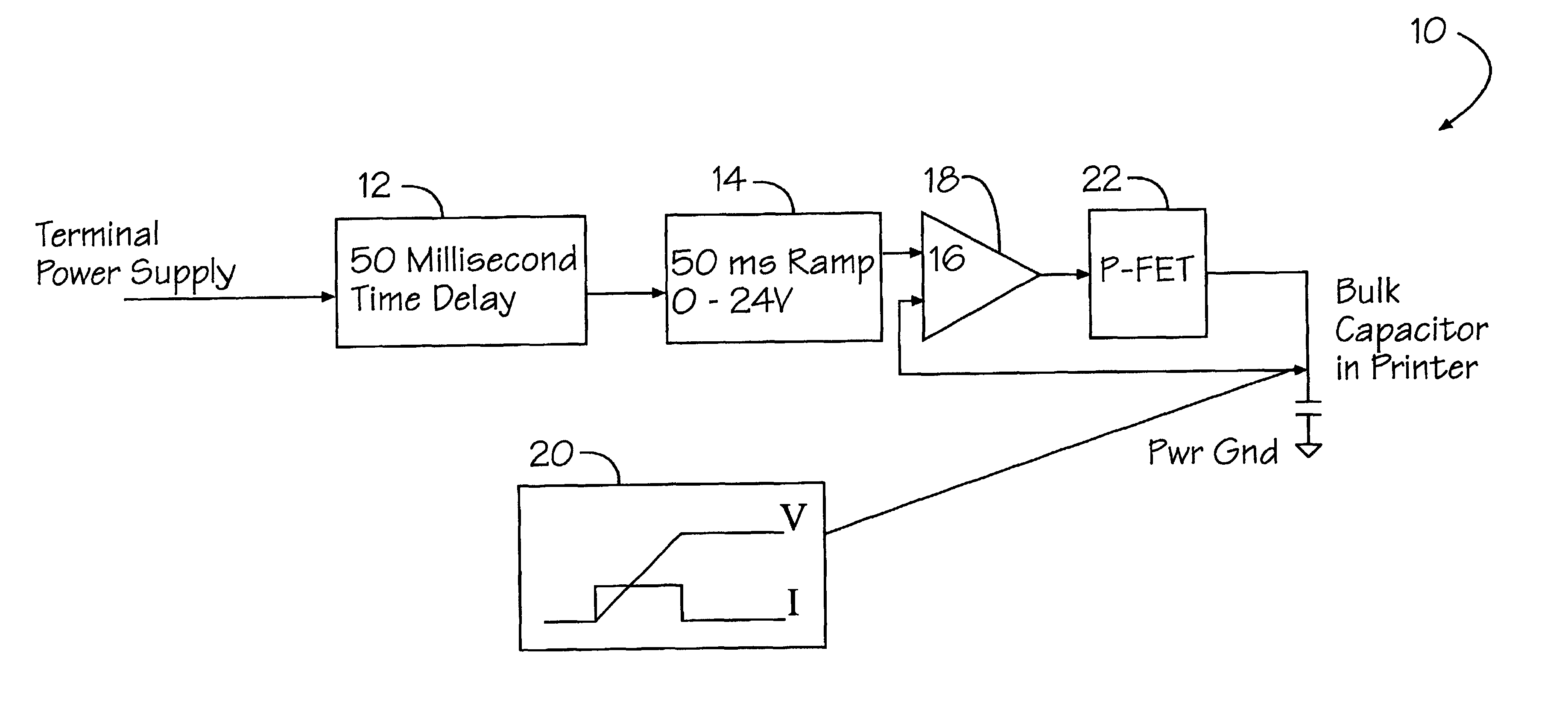 Current inrush limiting circuit