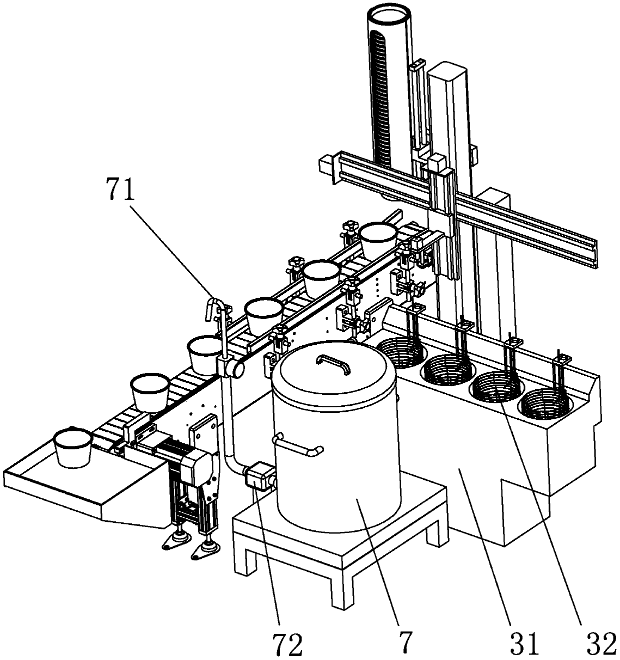 Automatic cooking machine and cooking method thereof