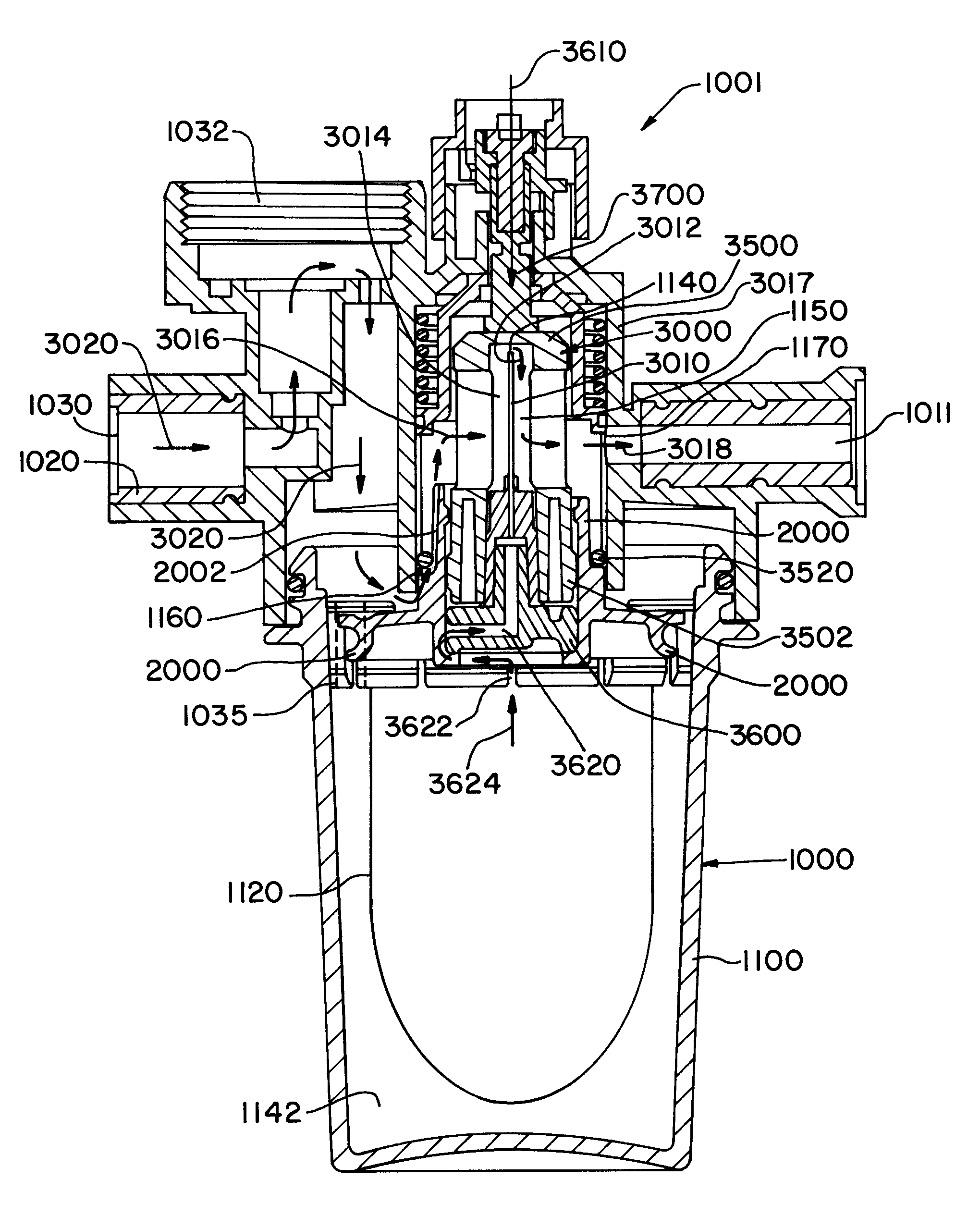 Cartridge and admixing apparatus for a manually operable apparatus for spraying water mixed with an additive