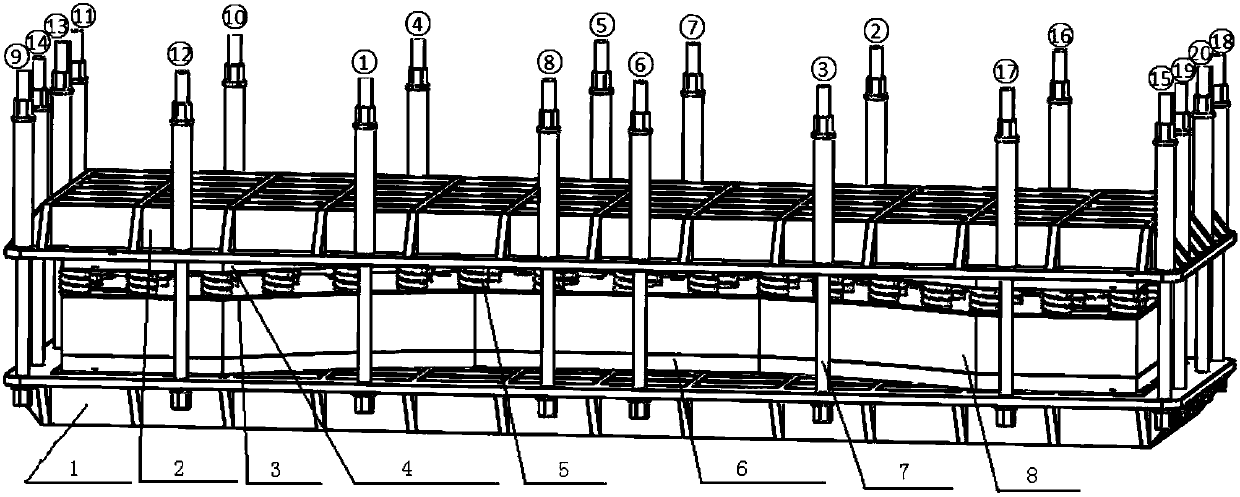 Process method for reducing vacuum brazing defects of 6061 aluminum alloy and clamp