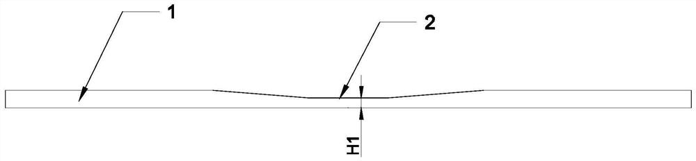 Unequal-thickness glass and processing technology thereof