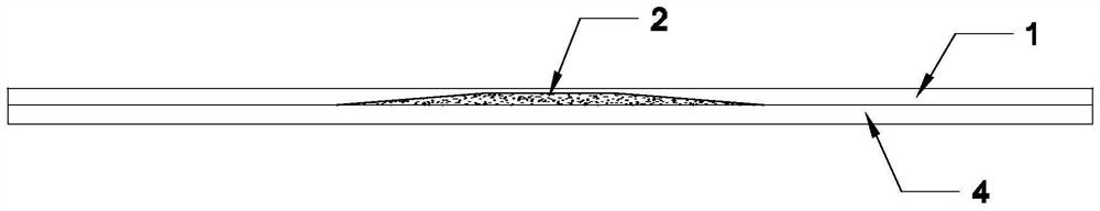 Unequal-thickness glass and processing technology thereof