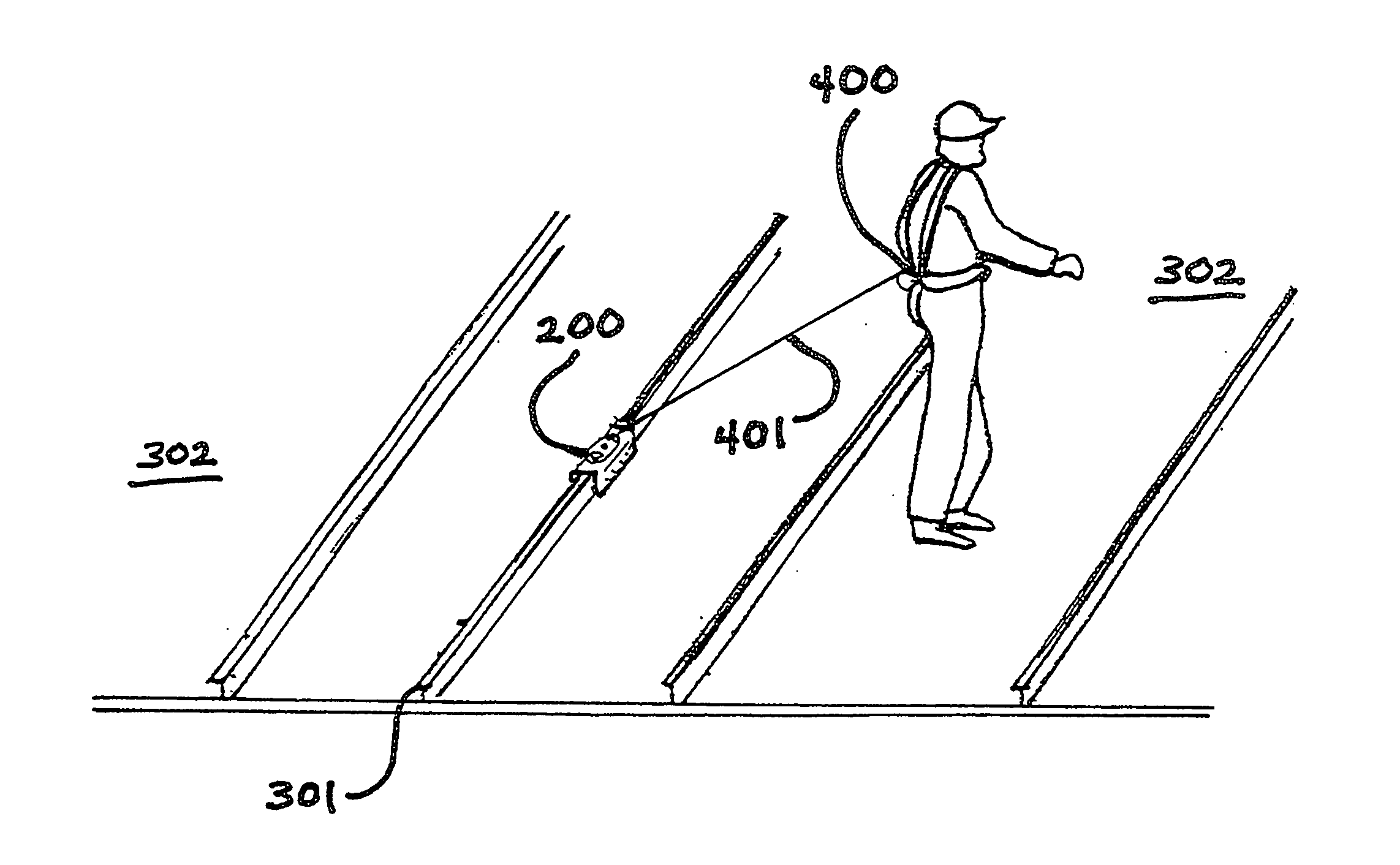 Roof clamp for fall protection safety equipment