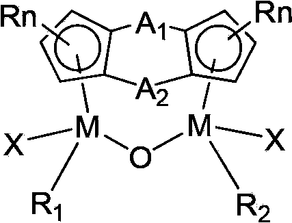 Bridged cyclopentadienyl bimetallic catalyst and use thereof