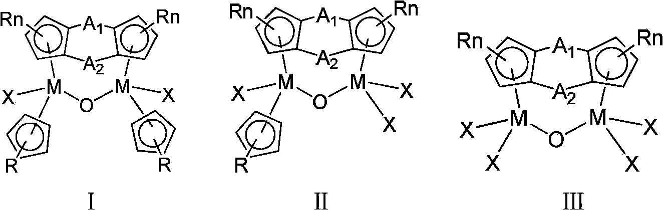 Bridged cyclopentadienyl bimetallic catalyst and use thereof