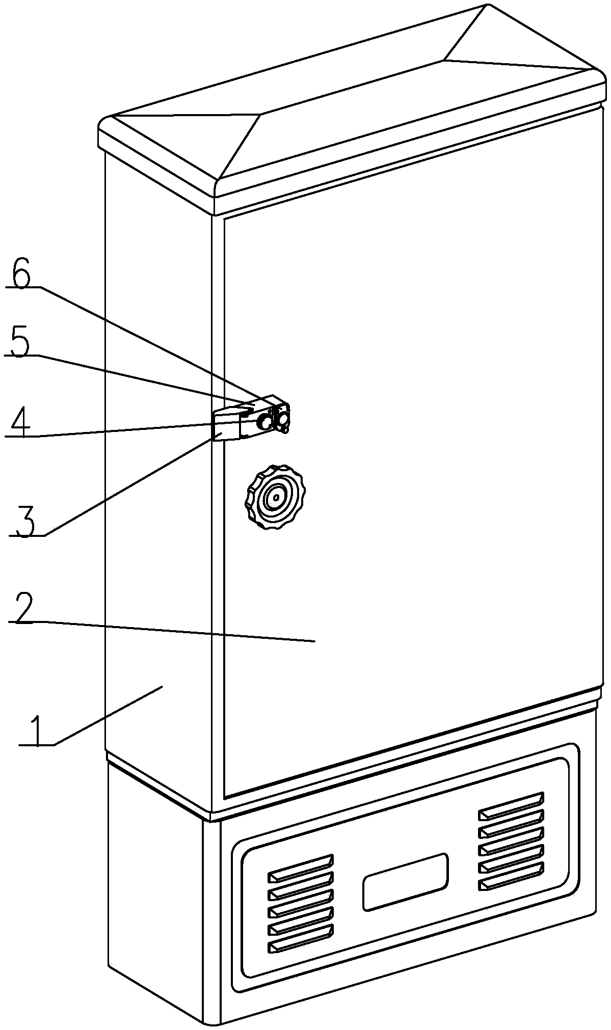 Intelligent optical switching door electronic look