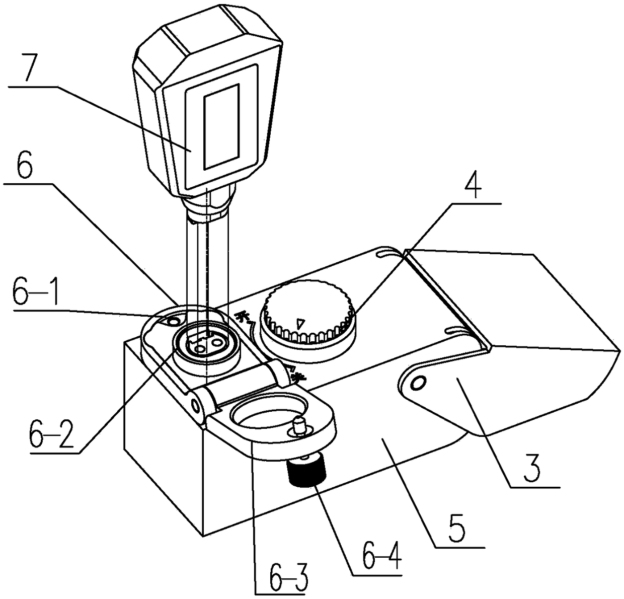 Intelligent optical switching door electronic look