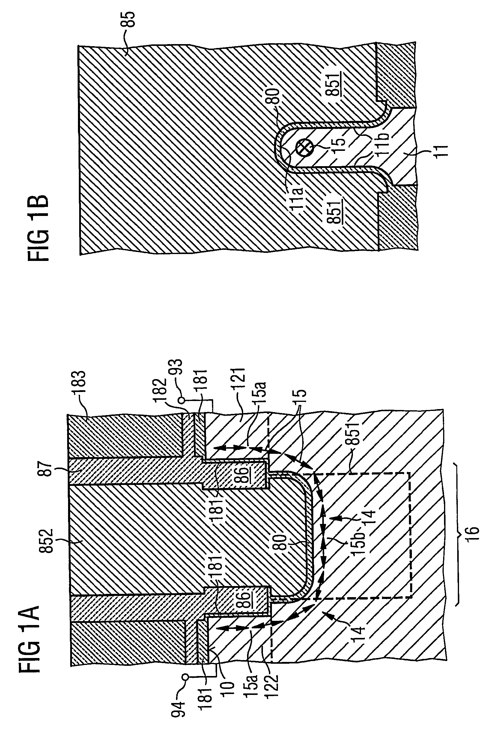 Transistor, memory cell array and method of manufacturing a transistor